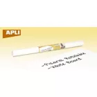 APLI Öntapadó tábla, táblamarkerrel írható, APLI, fehér