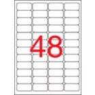 APLI Etikett, 45,7x21,2 mm, biztonsági, kerekített sarkú, APLI, 480 etikett/csomag