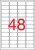 APLI Etikett, 45,7x21,2 mm, biztonsági, kerekített sarkú, APLI, 480 etikett/csomag