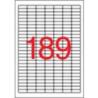 APLI Etikett, 25,4x10 mm, felülcímkézéshez (tökéletes fedés), 3780 etikett/csomag