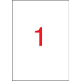   APLI Etikett, 210x297 mm, felülcímkézéshez (tökéletes fedés), 20 etikett/csomag