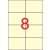 APLI Etikett, 97x67,7 mm, színes, APLI, krémszínű, 160 etikett/csomag