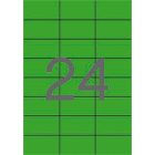 APLI Etikett, 70x37 mm, színes, APLI, zöld, 2400 etikett/csomag