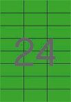   APLI Etikett, 70x37 mm, színes, APLI, zöld, 2400 etikett/csomag