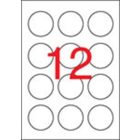 APLI Etikett, 60 mm kör, APLI, 1200 etikett/csomag