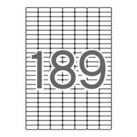   APLI Etikett, univerzális, kerekített sarkú, 25,4x10 mm, APLI, 1890 etikett/csomag