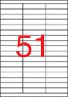APLI Etikett, univerzális, 70x16,9 mm, APLI, 5100 etikett/csomag APLI Etikett, univerzális, 70x16,9 mm, APLI, 5100 etikett/csomag