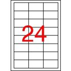 APLI Etikett, 64,6x33,8 mm, poliészter, időjárásálló, APLI, 2400 etikett/csomag