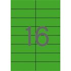 APLI Etikett, 105x37 mm, színes, APLI, zöld 1600 etikett/csomag