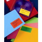 APLI Etikett, 70x37 mm, színes, APLI, sárga, 480 etikett/csomag