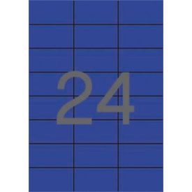  APLI Etikett, 70x37 mm, színes, APLI, kék, 480 etikett/csomag