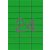 APLI Etikett, 70x37 mm, színes, APLI, zöld, 480 etikett/csomag