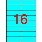 APLI Etikett, 105x37 mm, színes, APLI, kék, 320 etikett/csomag