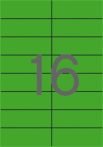   APLI Etikett, 105x37 mm, színes, APLI, zöld, 320 etikett/csomag
