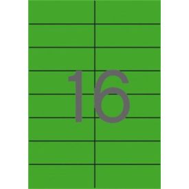   APLI Etikett, 105x37 mm, színes, APLI, zöld, 320 etikett/csomag