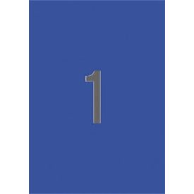   APLI Etikett, 210x297 mm, színes, APLI, kék, 20 etikett/csomag