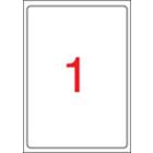 APLI Etikett, univerzális, 199,6x289,1 mm, kerekített sarkú, APLI, 100 etikett/csomag