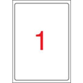   APLI Etikett, univerzális, 199,6x289,1 mm, kerekített sarkú, APLI, 100 etikett/csomag