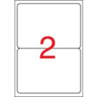 APLI Etikett, univerzális, 199,6x144,5 mm, kerekített sarkú, APLI, 200 etikett/csomag