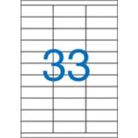   VICTORIA Etikett, univerzális, 70x25,4 mm, VICTORIA, 3300 etikett/csomag