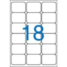   VICTORIA Etikett, univerzális, 63,5x46,6 mm, kerekített sarkú, VICTORIA, 1800 etikett/csomag