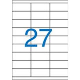  VICTORIA Etikett, univerzális, 70x30 mm, VICTORIA, 2700 etikett/csomag