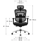 UNIQUE EXETER ergonomikus irodai szék