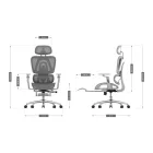 Mark Adler Expert 7.9 ergonomikus irodai szék, szürke