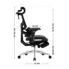 Mark Adler Expert 8.7 ergonomikus irodai szék, fekete