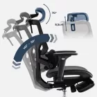 Mark Adler Expert 8.7 ergonomikus irodai szék, fekete