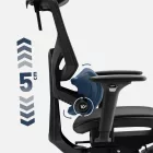Mark Adler Expert 8.7 ergonomikus irodai szék, fekete
