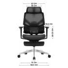 Mark Adler Expert 8.7 ergonomikus irodai szék, fekete