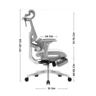 Mark Adler Expert 7.9 ergonomikus irodai szék, szürke