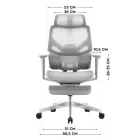 Mark Adler Expert 7.9 ergonomikus irodai szék, szürke