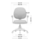 Mark Adler Manager 2.9 ergonomikus irodai szék, szürke 