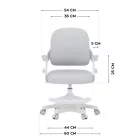 Mark Adler Manager 2.9 ergonomikus irodai szék, szürke 