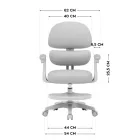 Mark Adler Manager 2.9 ergonomikus irodai szék, szürke 