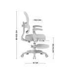 Mark Adler Manager 2.9 ergonomikus irodai szék, szürke 