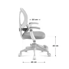 Mark Adler Manager 2.9 ergonomikus irodai szék, szürke 