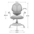 Mark Adler Manager 2.9 ergonomikus irodai szék, szürke 