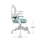 Mark Adler Manager 2.9 ergonomikus irodai szék, szürke 