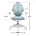 Mark Adler Manager 2.9 ergonomikus irodai szék, szürke 