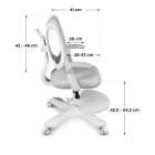 Mark Adler Manager 2.9 ergonomikus irodai szék, szürke 