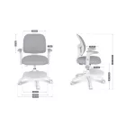 Mark Adler Junior 5.0 ergonomikus gyermekszék, rózsaszín