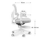 Mark Adler Junior 5.3 ergonomikus gyermekszék, szürke