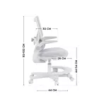 Mark Adler Junior 5.7 ergonomikus gyermekszék, rózsaszín