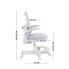Mark Adler Junior 5.0 ergonomikus gyermekszék, rózsaszín