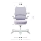 Mark Adler Junior 5.0 ergonomikus gyermekszék, rózsaszín