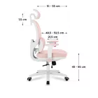 Mark Adler Junior 6.3 ergonomikus gyermekszék, rózsaszín