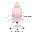 Mark Adler Junior 6.3 ergonomikus gyermekszék, rózsaszín